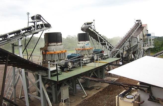 马来西亚日产5000吨玄武岩石子加工生产线