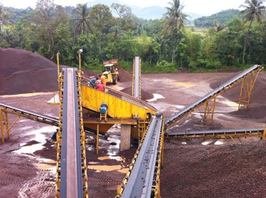 印度尼西亚时产200吨风化石碎石生产线成套设备